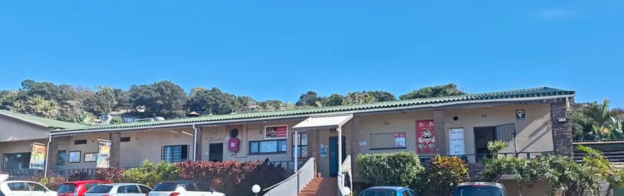 The superette and laundromat block on the estate