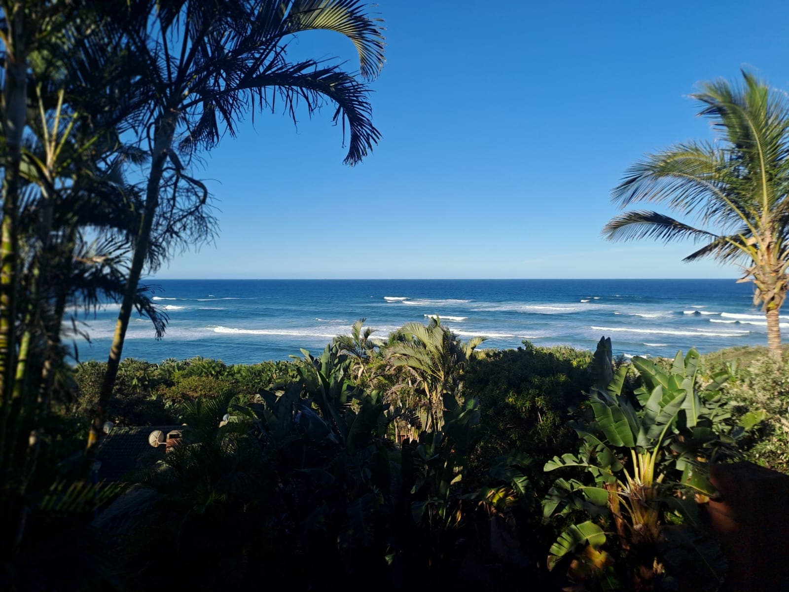 Indian Ocean panorama from the estate